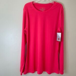 New!Hanes Sport| XLarge| Long Sleeve|Active Gear| Moisture Wicking